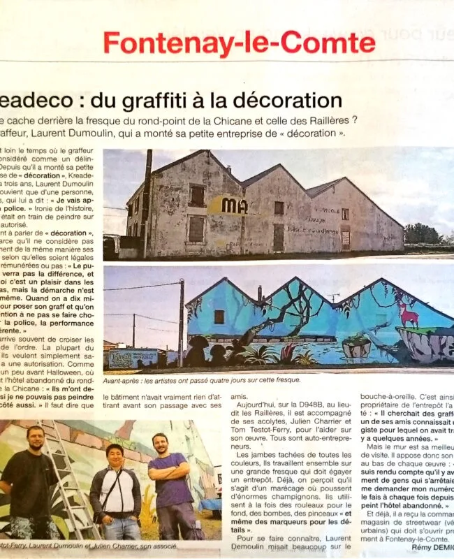 fresque géante graffiti