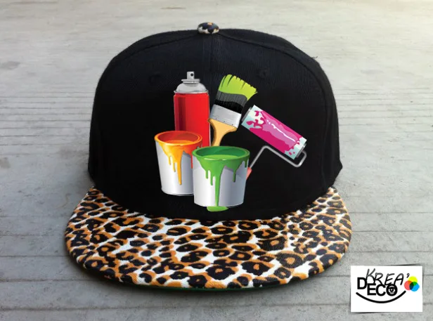 decoration graffiti casquette