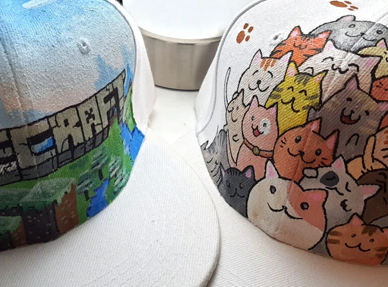 Graffiti & Décoration intérieure / extérieure, Trompe-l'œil, Fresques et Ateliers peintures sur casquettes
