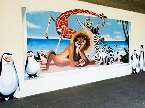 Décoration & atelier dans les écoles graffiti