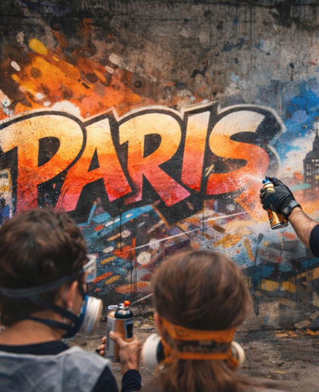 Atelier graffiti à Paris : une expérience artistique immersive et créative