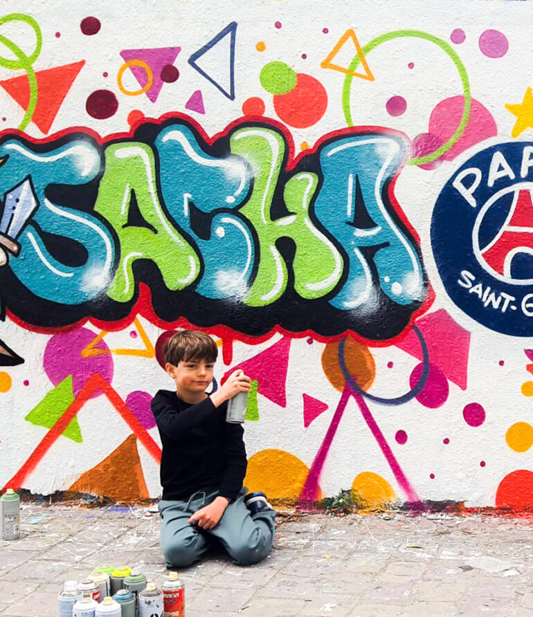 Cours de graffiti privé à Paris