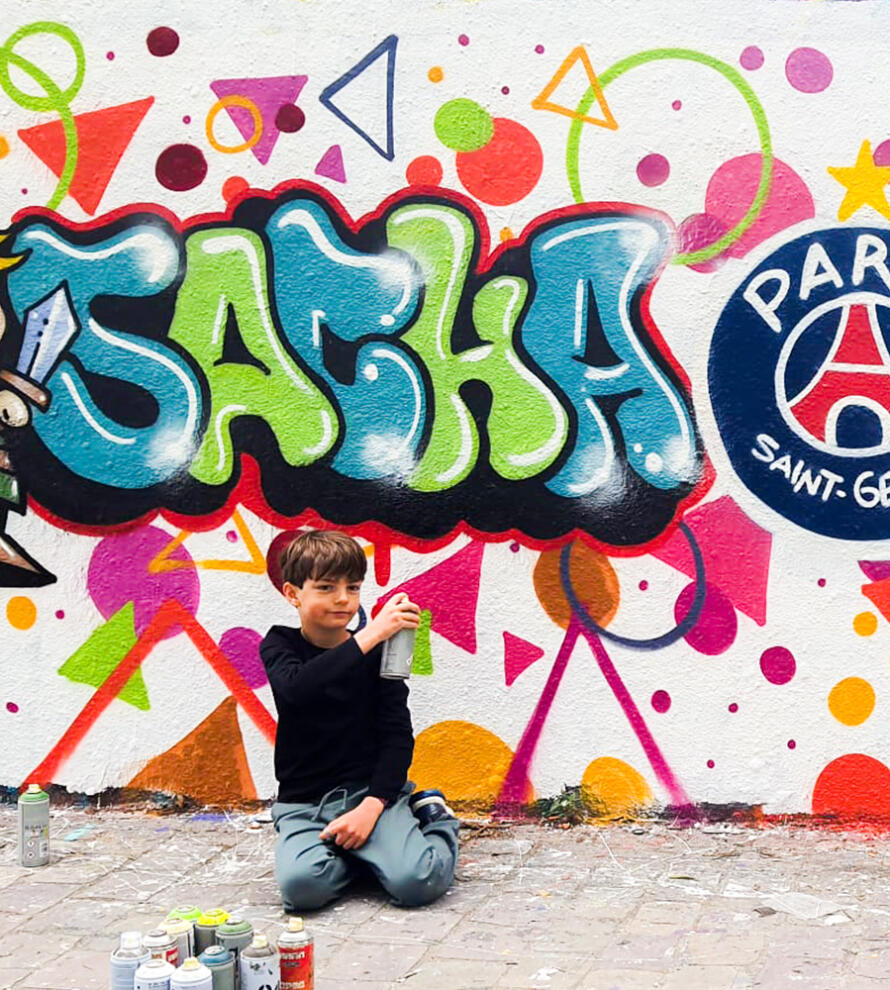 Cours de graffiti privé à Paris