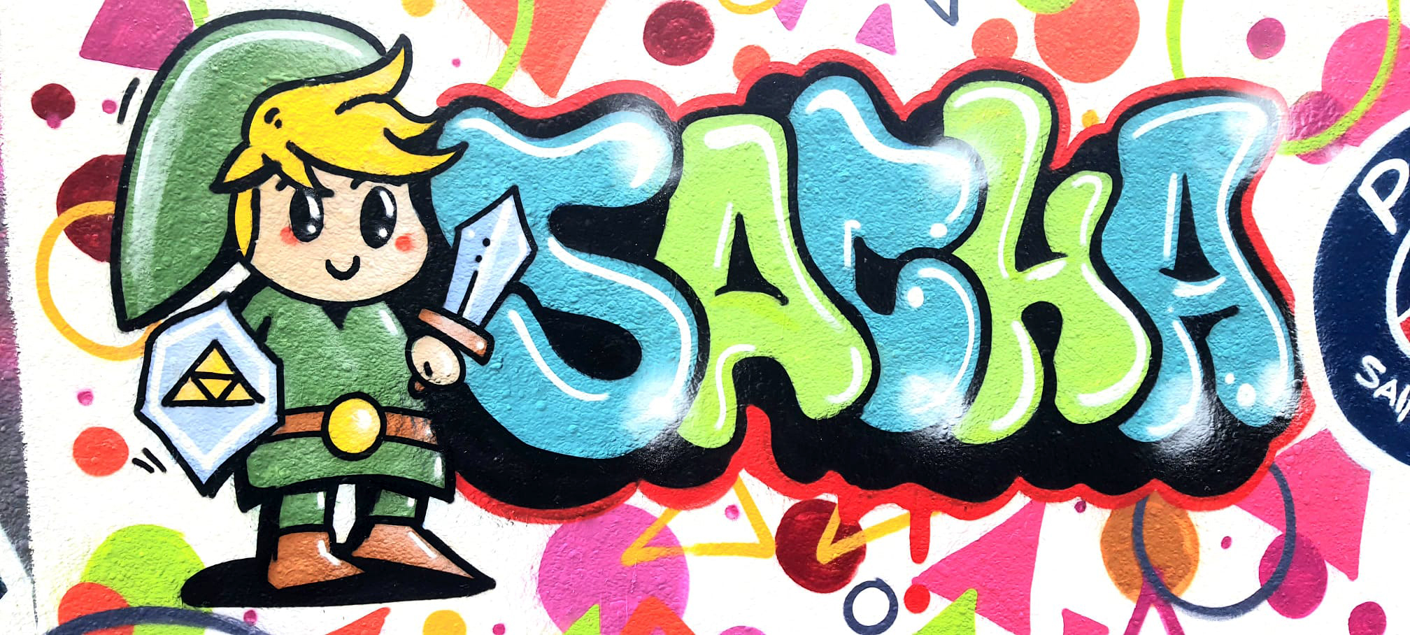 Sacha zelda cours graffiti à Paris