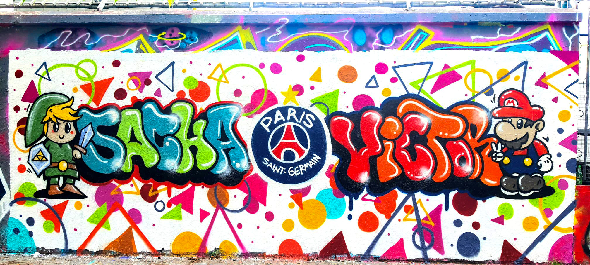 Zelda Mario cours graffiti à Paris