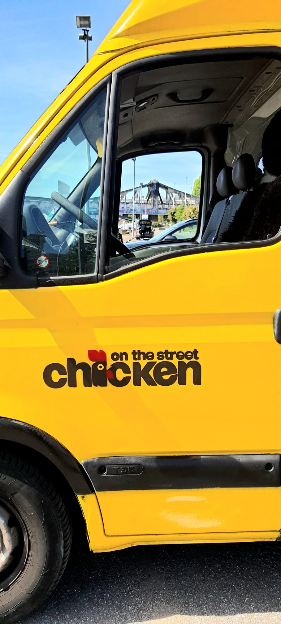 chicken on the street art