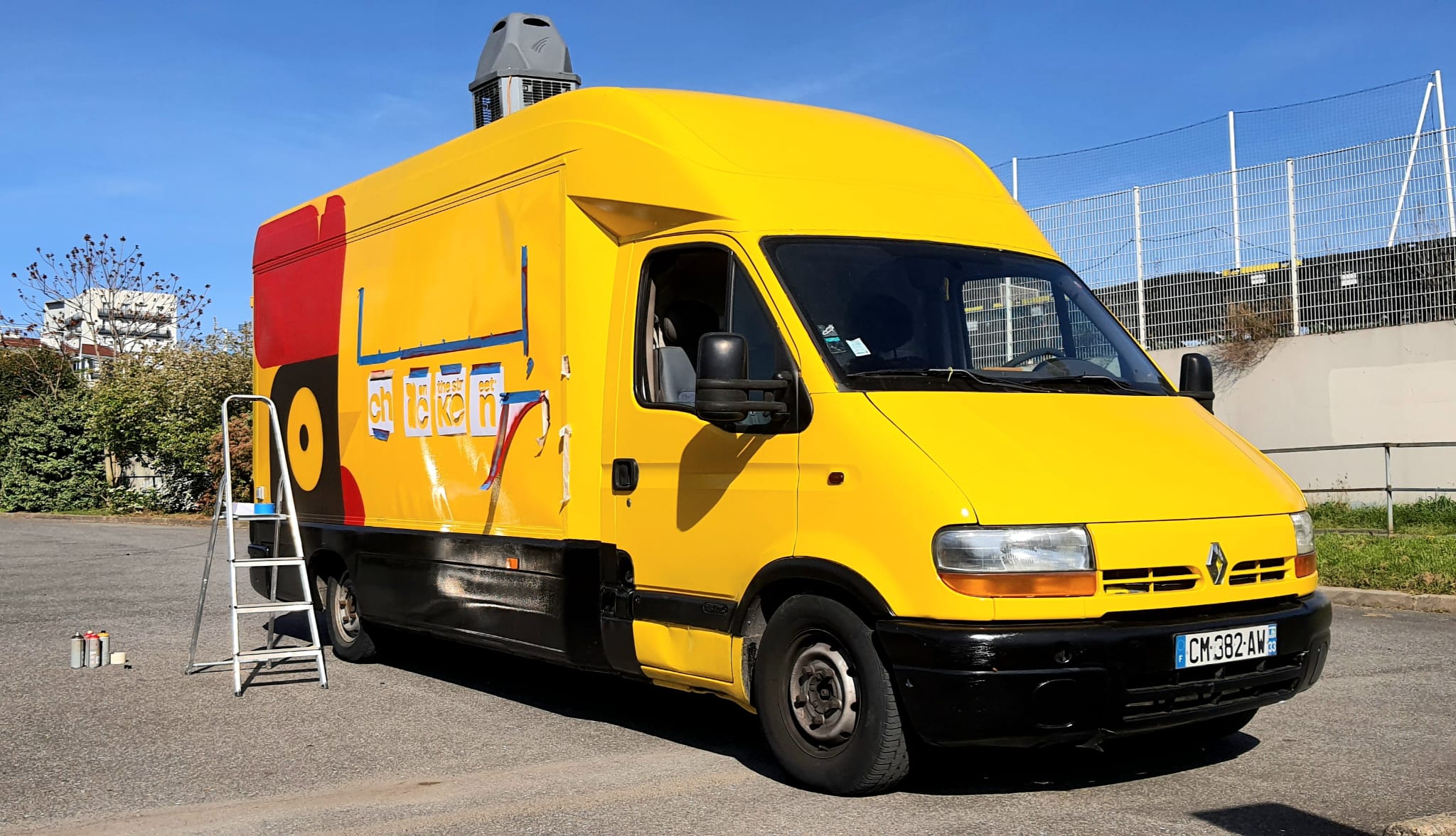 foodtruck de poulet braisé