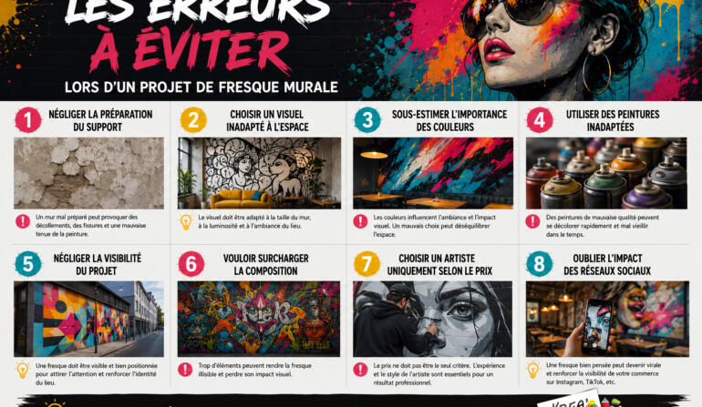 erreurs projet fresque murale