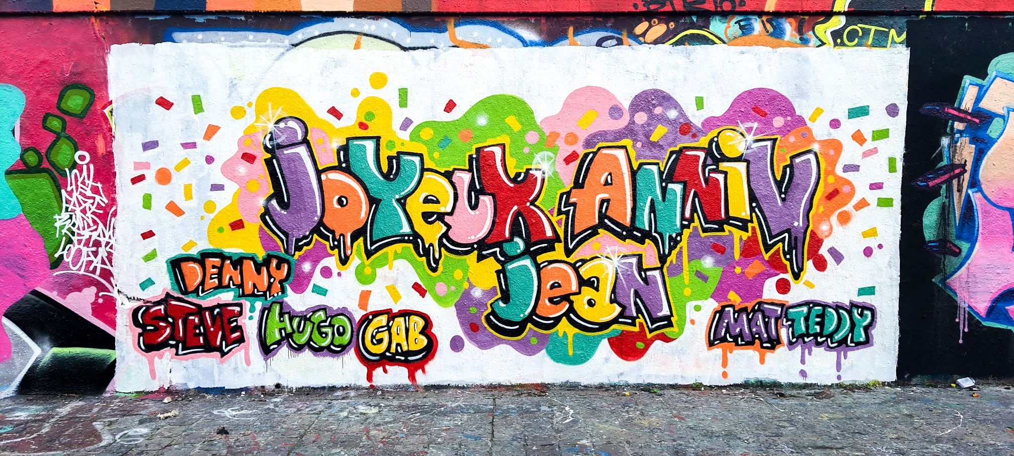 Anniversaire street-art à Paris : atelier graffiti pour ados