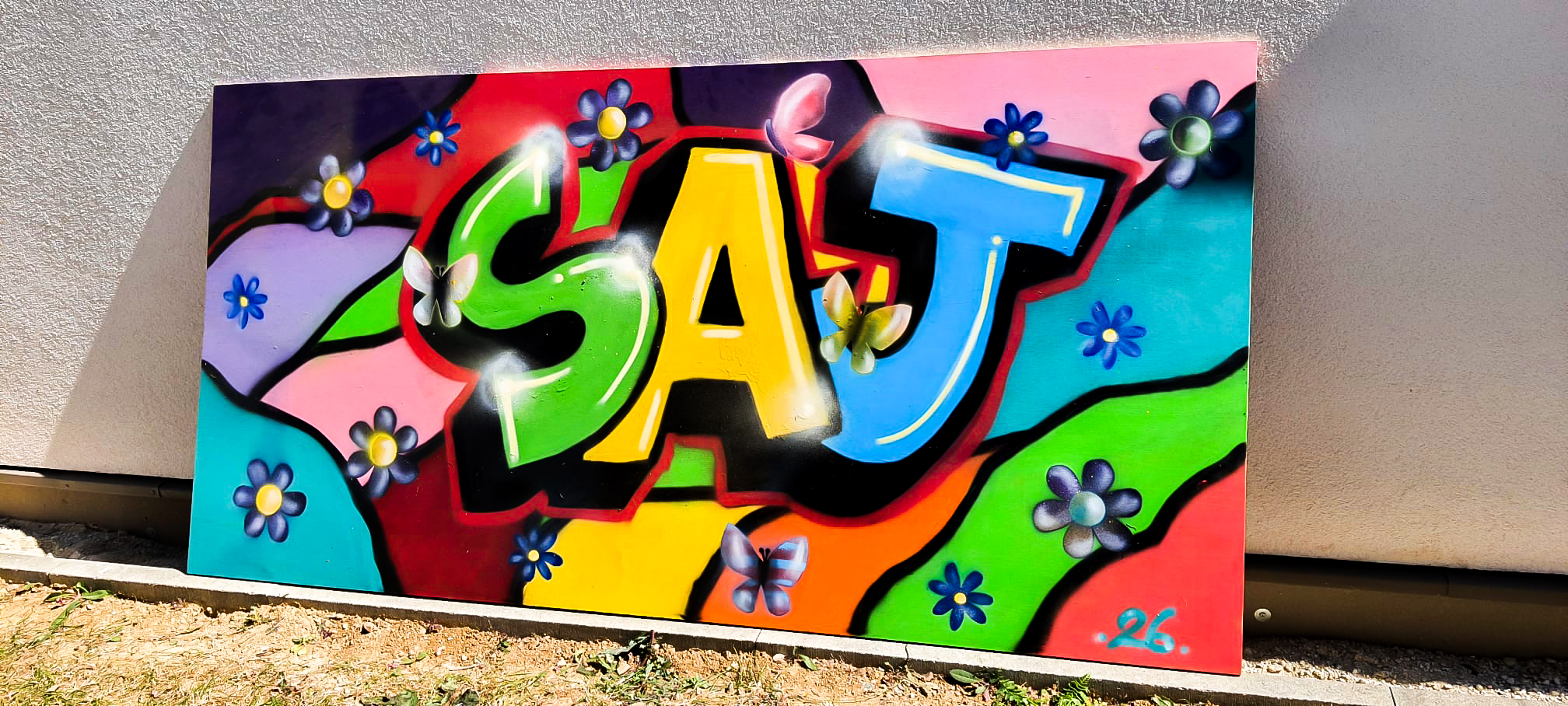 Atelier graff : street-art enseigne et space-painting au SAJ de Fontenay le comte