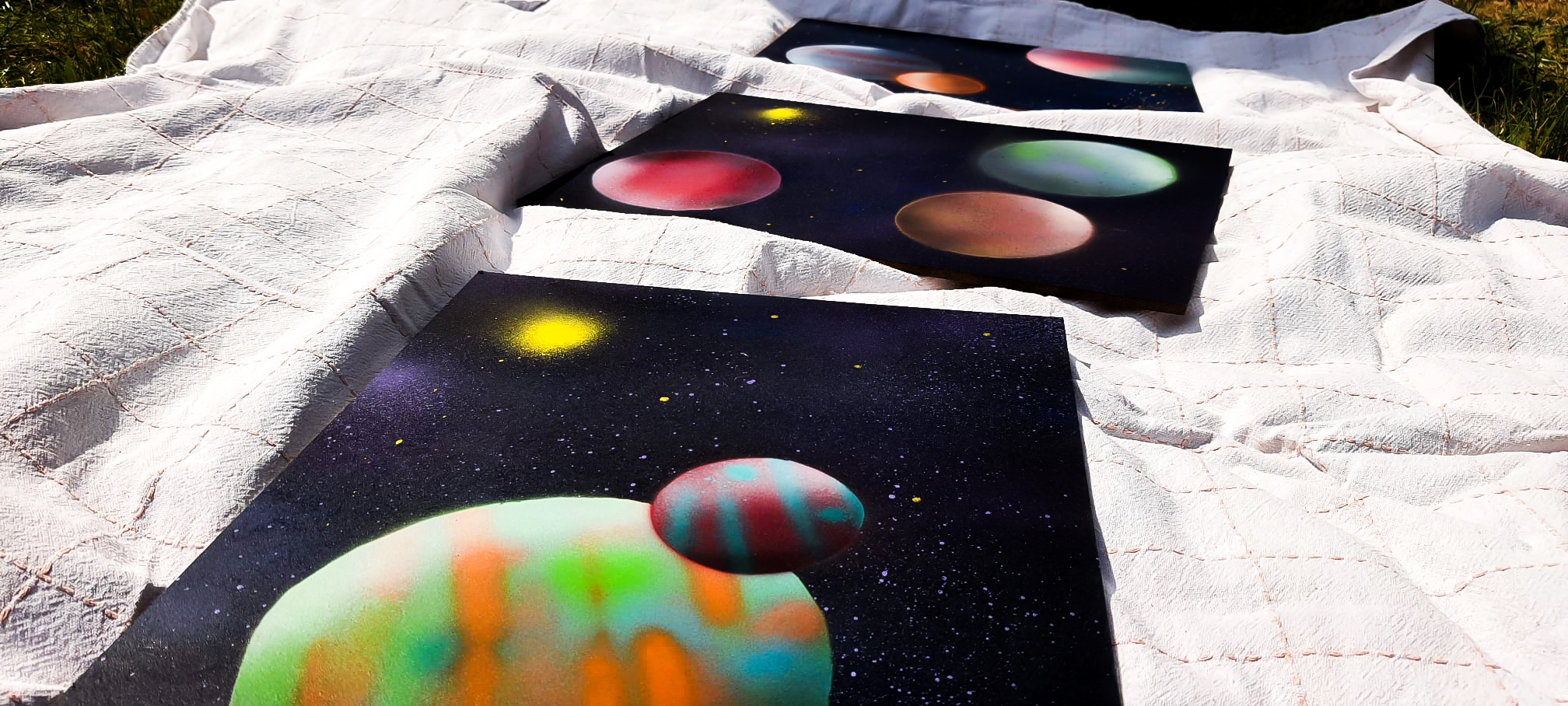 Atelier graff : street-art enseigne et space-painting au SAJ de Fontenay le comte