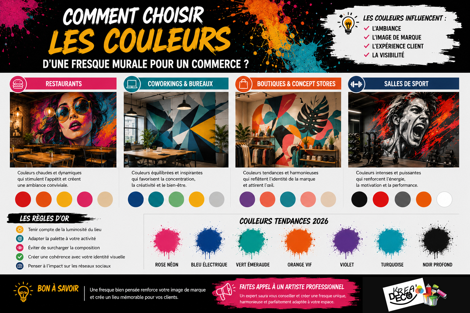 couleurs fresque murale commerce copie
