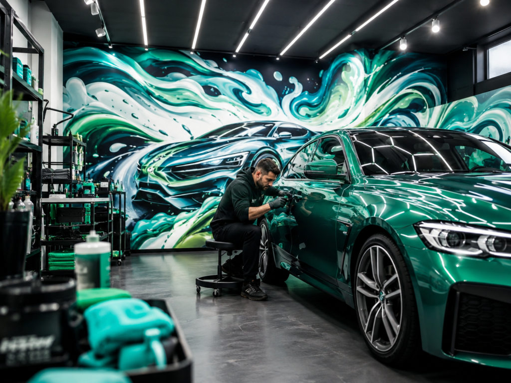 graffiti garage automobile